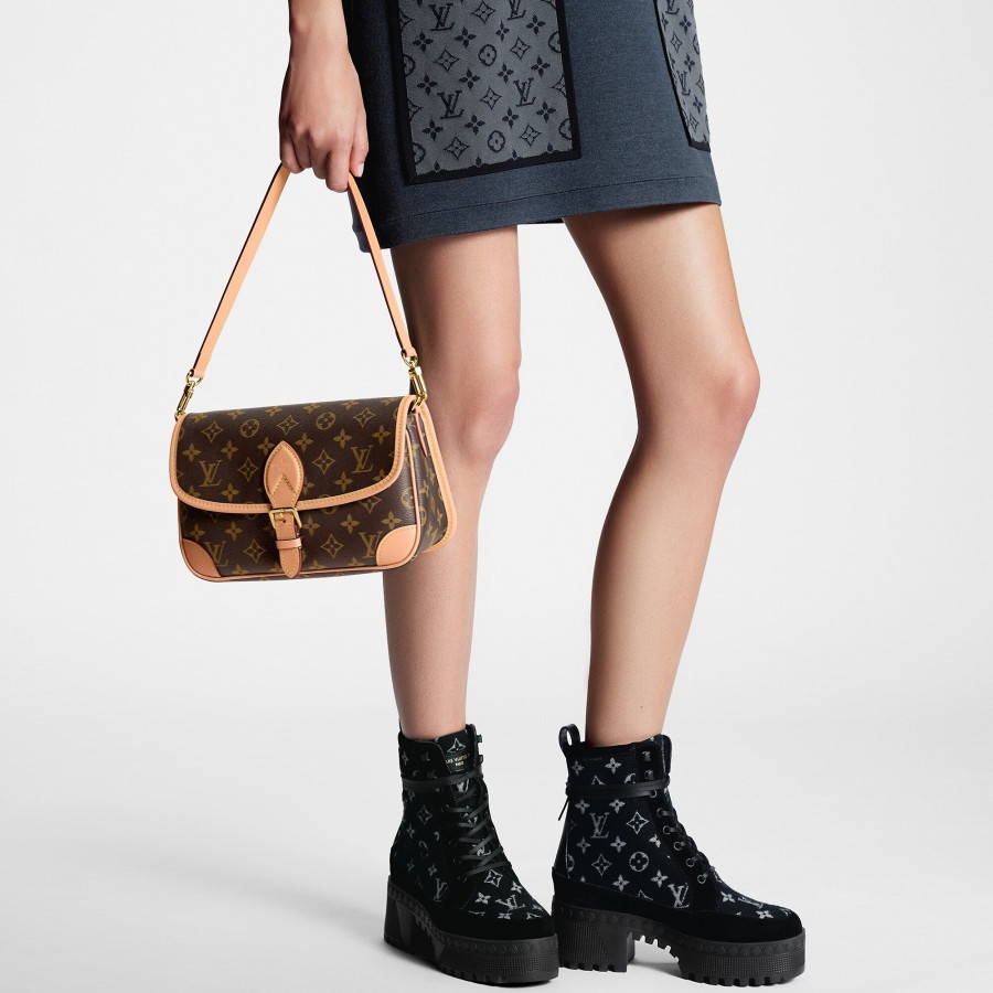 Mujer Louis Vuitton Botas Y Botines | Bota De Desierto Laureate Con Plataforma Negro