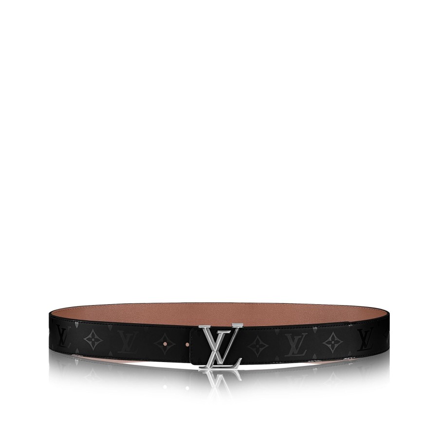 Hombre Louis Vuitton Cinturones | Cinturon Reversible Lv Pyramide De 4 Cm