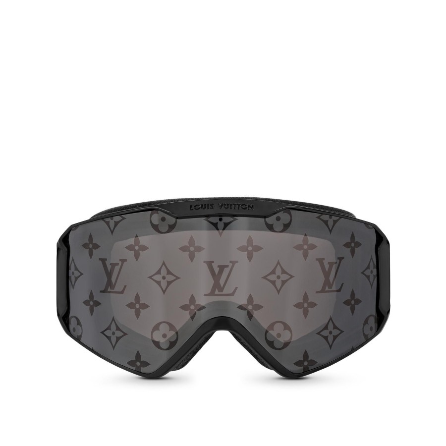 Mujer Louis Vuitton Gafas De Sol | Gafas De Mascara Lv Snow Negro