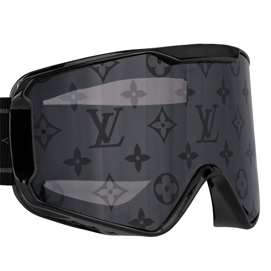 Mujer Louis Vuitton Gafas De Sol | Gafas De Mascara Lv Snow Negro