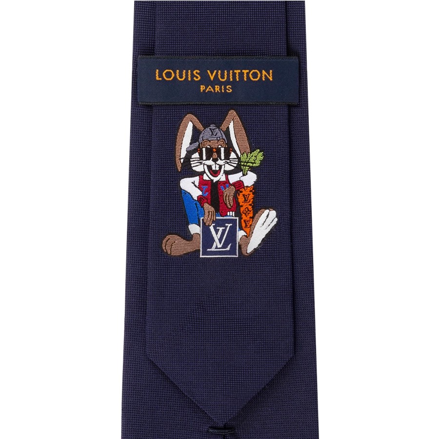 Hombre Louis Vuitton Corbatas Y Panuelos | Corbata Lv Rabbit