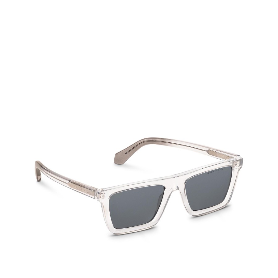 Hombre Louis Vuitton Gafas De Sol | Gafas De Sol Lv Bloom Square Gris