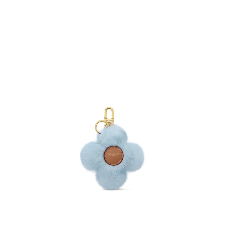 Mujer Louis Vuitton Llaveros Y Charms | Llavero Vivienne Fur Bleu Clair