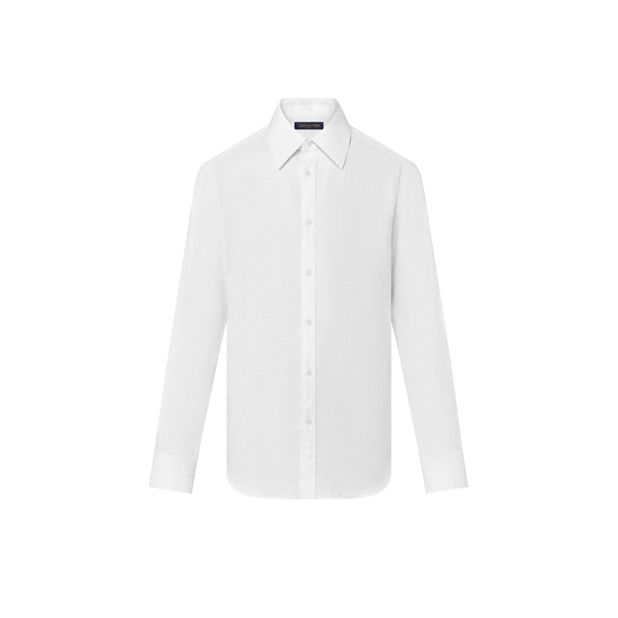 Hombre Louis Vuitton Camisas | Camisa De Manga Larga Y Corte Slim