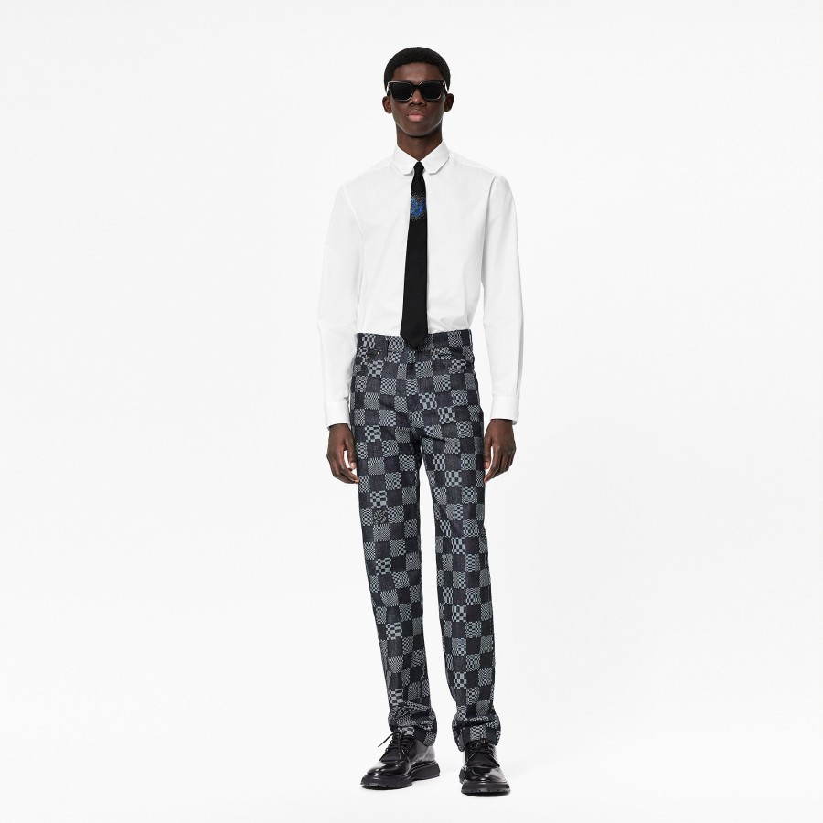 Hombre Louis Vuitton Pantalones | Vaqueros Distorted Damier