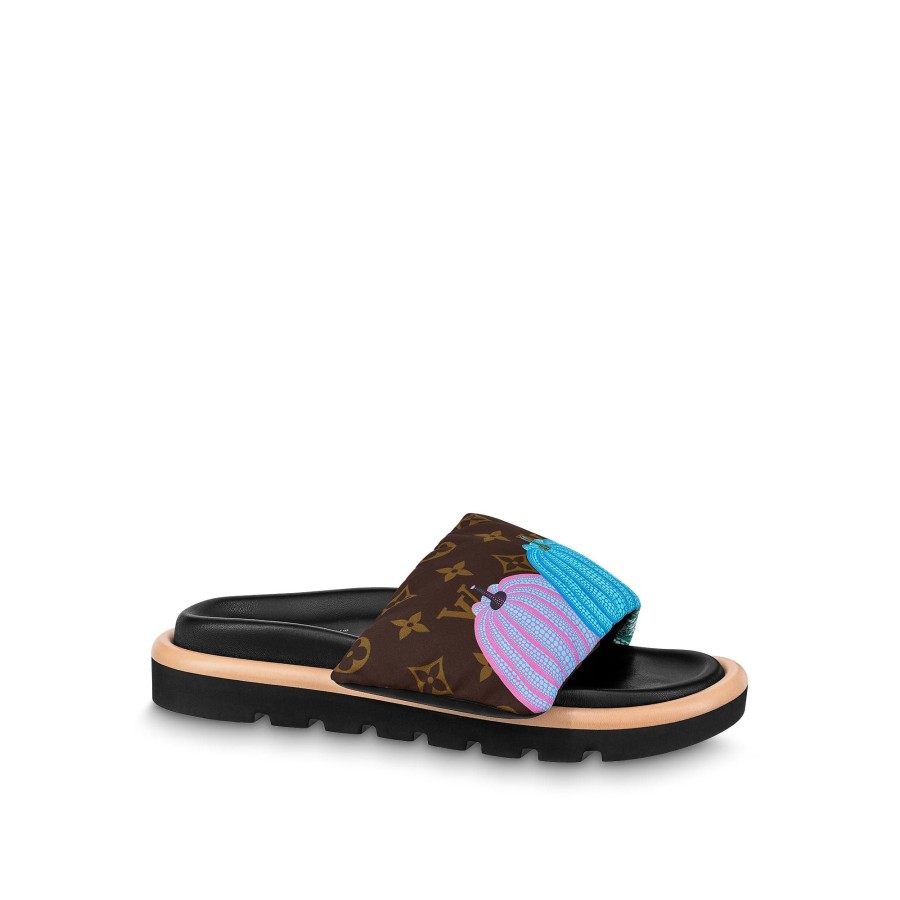 Mujer Louis Vuitton Mules | Lv X Yk Mule Plano Pool Pillow Comfort