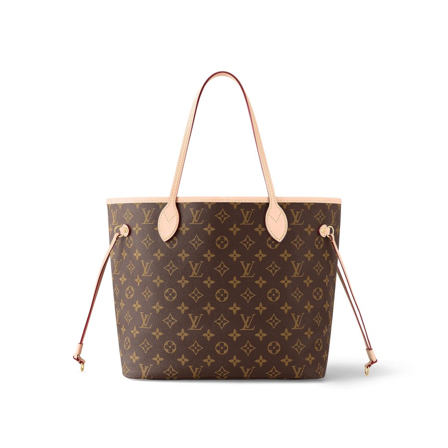 Mujer Louis Vuitton Bolsos Monogram Iconicos | Bolso Neverfull Mm Cherry