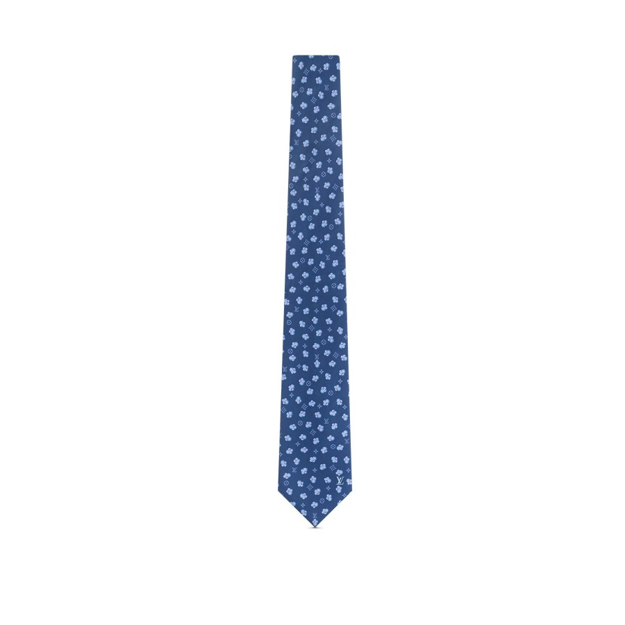 Hombre Louis Vuitton Corbatas Y Panuelos | Corbata Vivienne Swing Azul