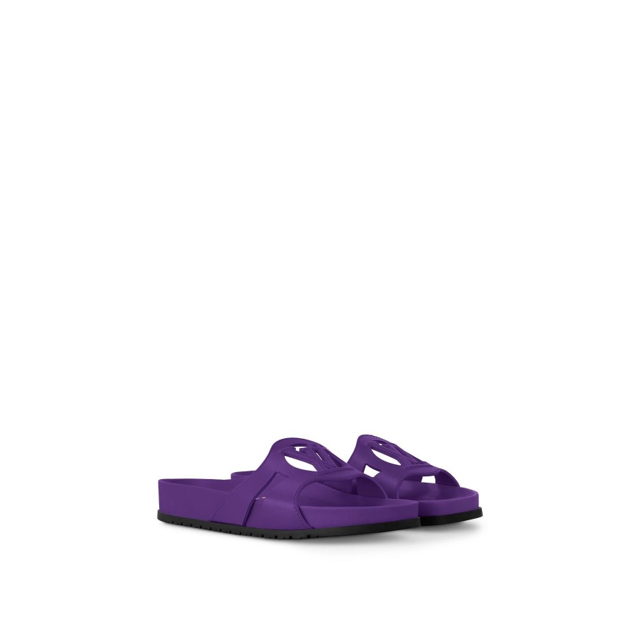 Mujer Louis Vuitton Mules | Mule Lv Isola Comfort Violeta