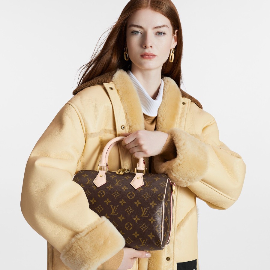 Mujer Louis Vuitton Bolsos Monogram Iconicos | Bolso Speedy 25 Con Bandolera