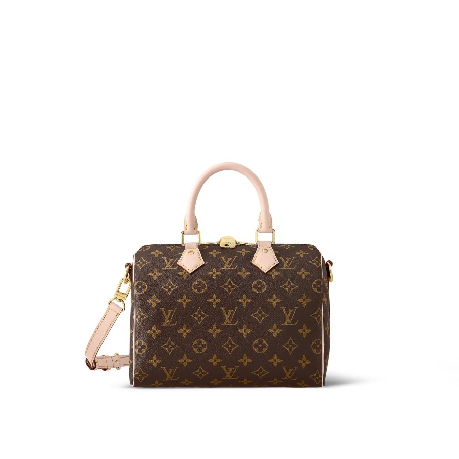 Mujer Louis Vuitton Bolsos Monogram Iconicos | Bolso Speedy 25 Con Bandolera