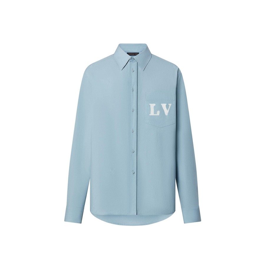 Hombre Louis Vuitton Camisas | Camisa De Manga Larga Y Corte Regular