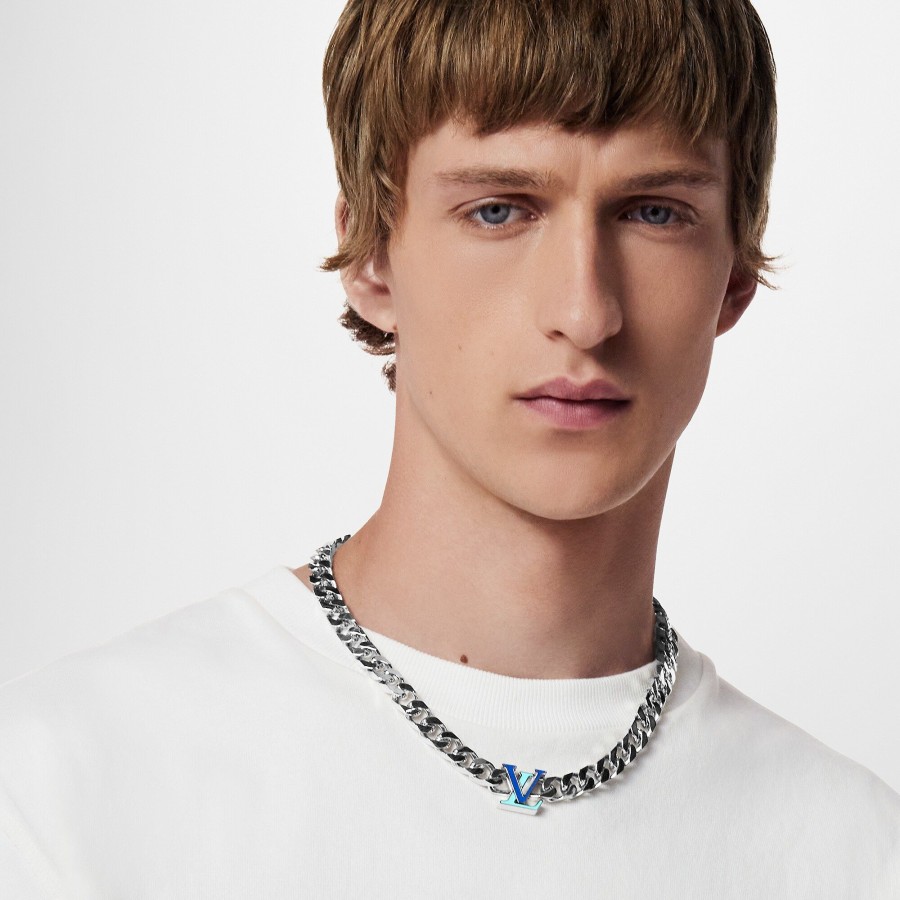 Hombre Louis Vuitton Collares Y Colgantes | Collar Lv Chain