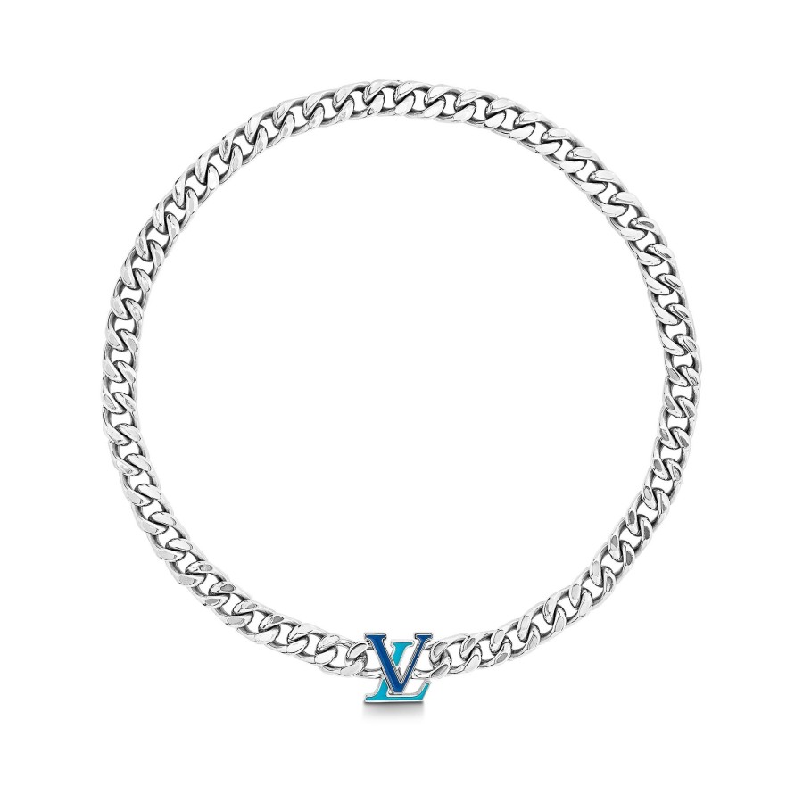 Hombre Louis Vuitton Collares Y Colgantes | Collar Lv Chain