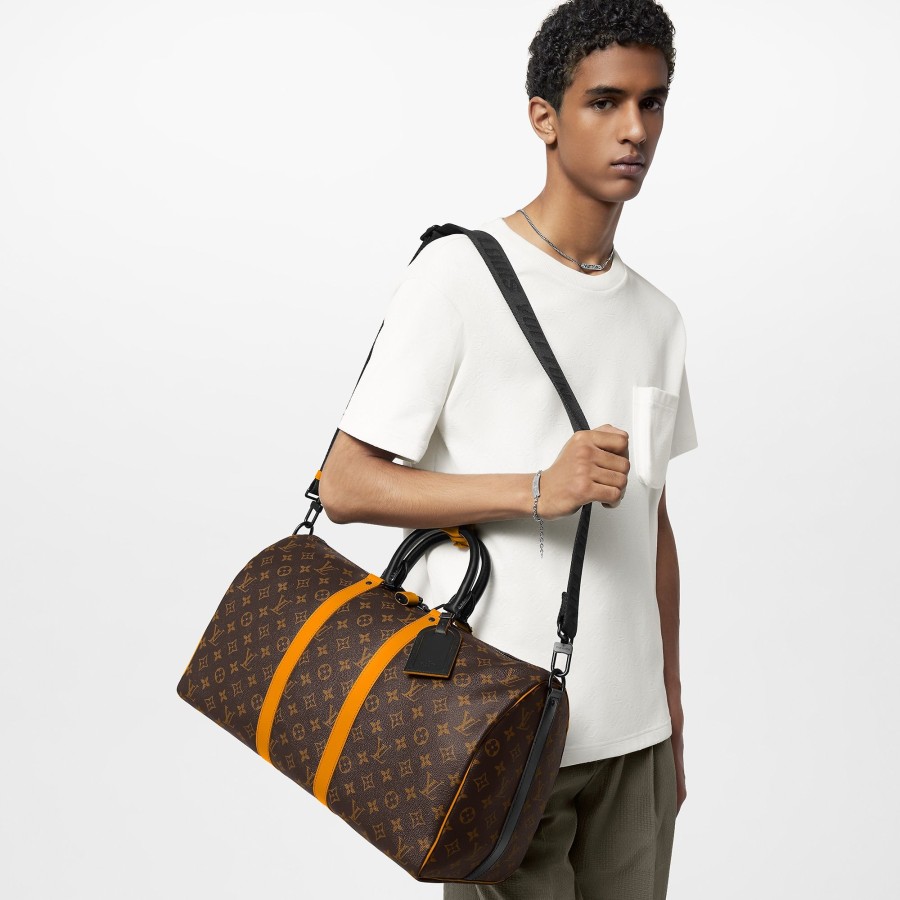 Hombre Louis Vuitton Bolsos Monogram Iconicos | Bolsa De Viaje Keepall 45 Con Bandolera