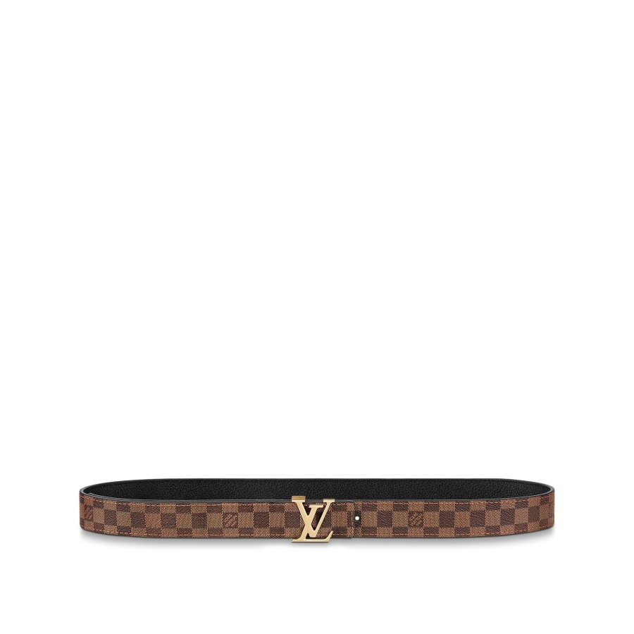 Mujer Louis Vuitton Cinturones | Cinturon Reversible Lv Iconic De 2,5 Cm