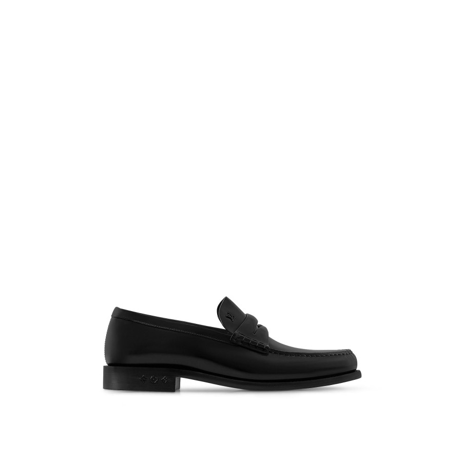 Hombre Louis Vuitton Mocasines | Mocasin Louis Negro