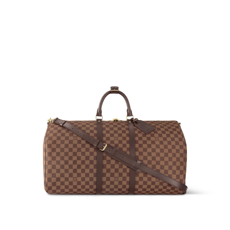 Mujer Louis Vuitton Bolsas De Viaje | Keepall 55 Con Bandolera