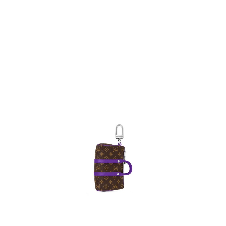 Hombre Louis Vuitton Llaveros Y Charms | Monedero Lv Color Mania Mini Keepall Violeta