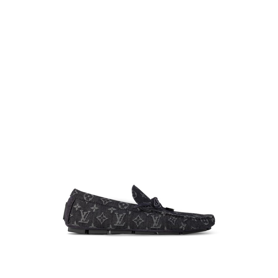 Hombre Louis Vuitton Mocasines | Mocasin Lv Driver Negro