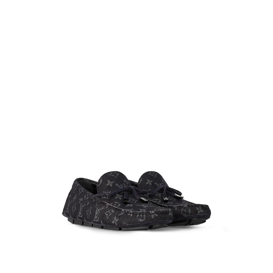 Hombre Louis Vuitton Mocasines | Mocasin Lv Driver Negro