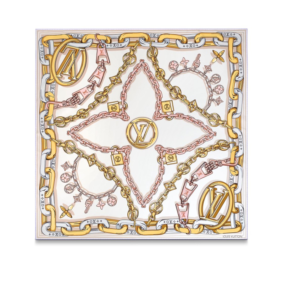 Mujer Louis Vuitton Panuelos De Seda Y Bandanas | Panuelo Bejeweled 90