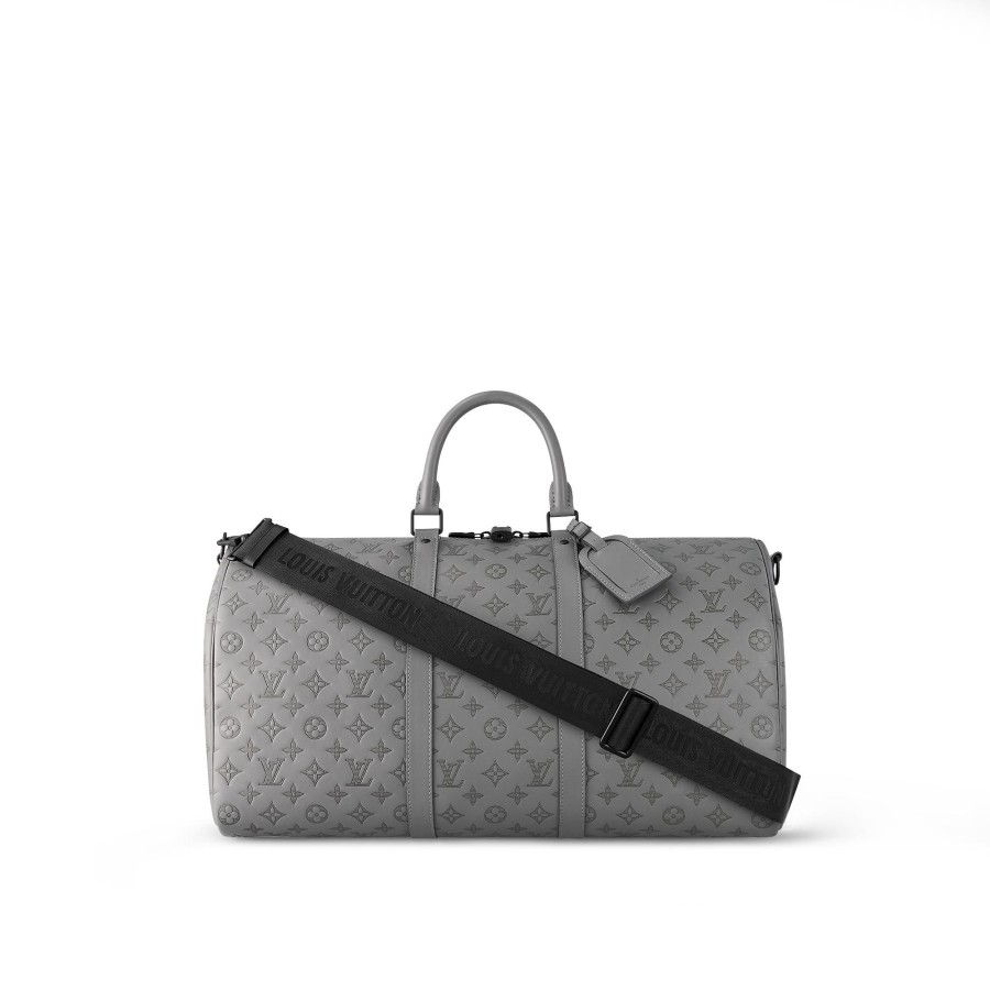 Hombre Louis Vuitton Bolsos De Viaje | Bolsa De Viaje Keepall 50 Con Bandolera