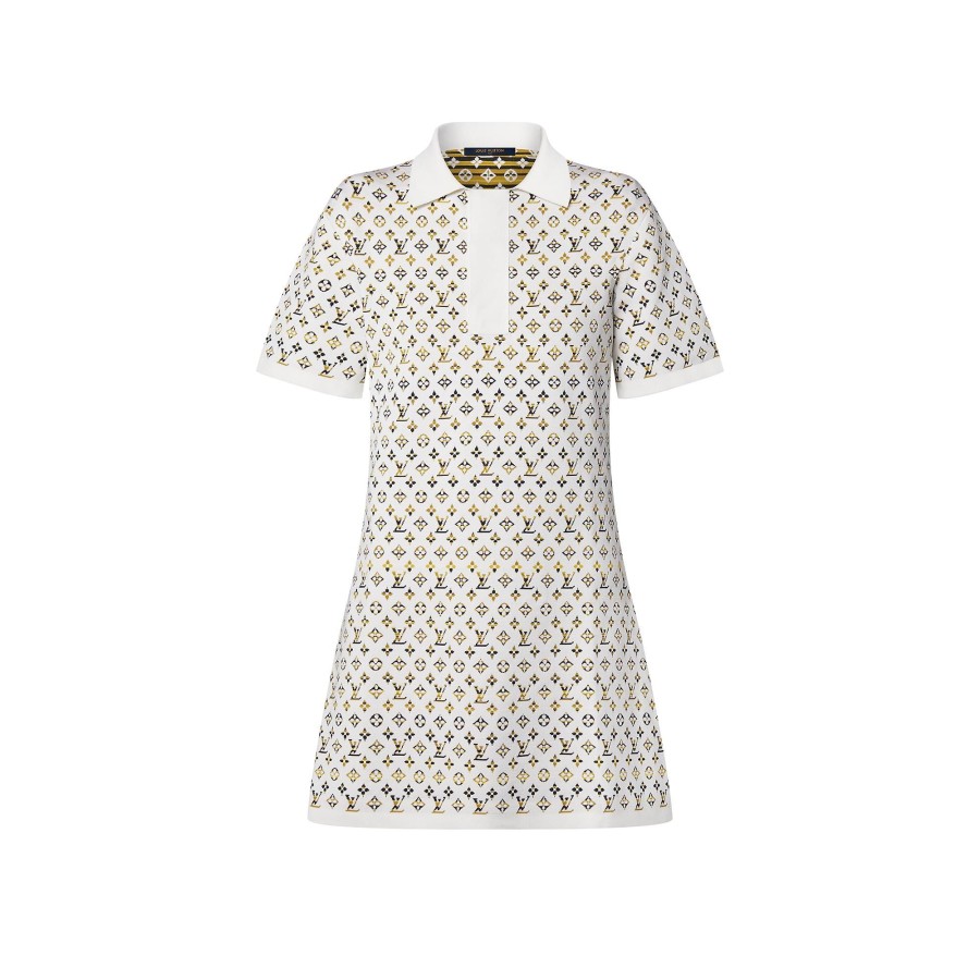 Mujer Louis Vuitton Vestidos | Vestido Tipo Polo Python Monogram