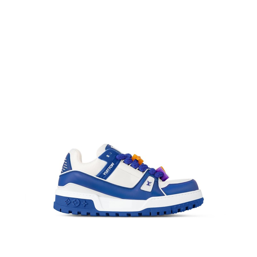 Hombre Louis Vuitton Zapatillas | Zapatilla Deportiva Lv Trainer Maxi Azul