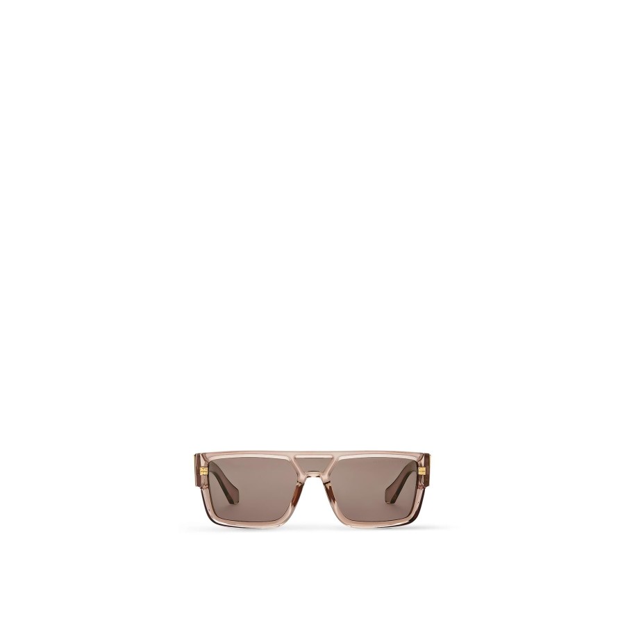 Hombre Louis Vuitton Gafas De Sol | Gafas De Sol Lv Sleek Square Beige