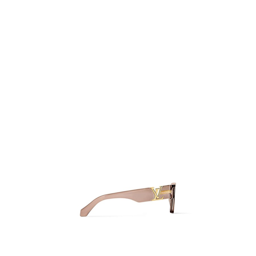 Hombre Louis Vuitton Gafas De Sol | Gafas De Sol Lv Sleek Square Beige