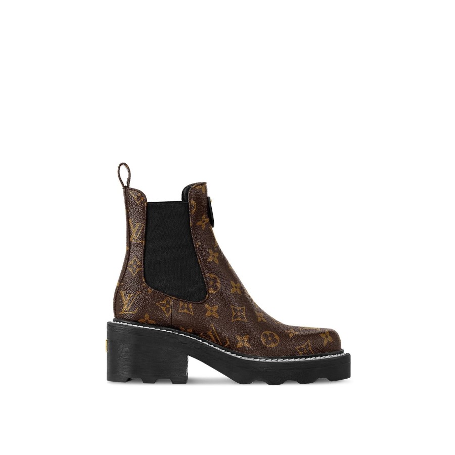 Mujer Louis Vuitton Zapatos Con Plataforma | Botin Lv Beaubourg