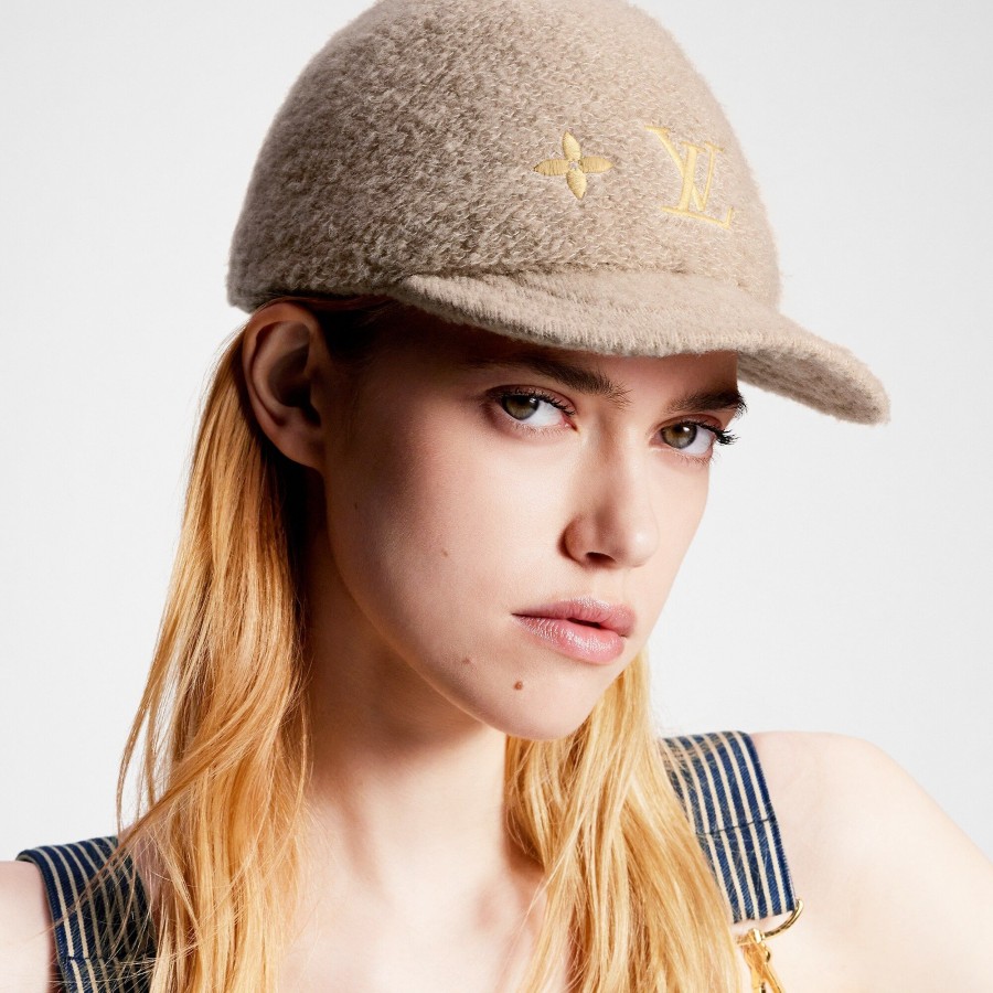 Mujer Louis Vuitton Gorros Y Guantes | Gorra Woolgram Beige