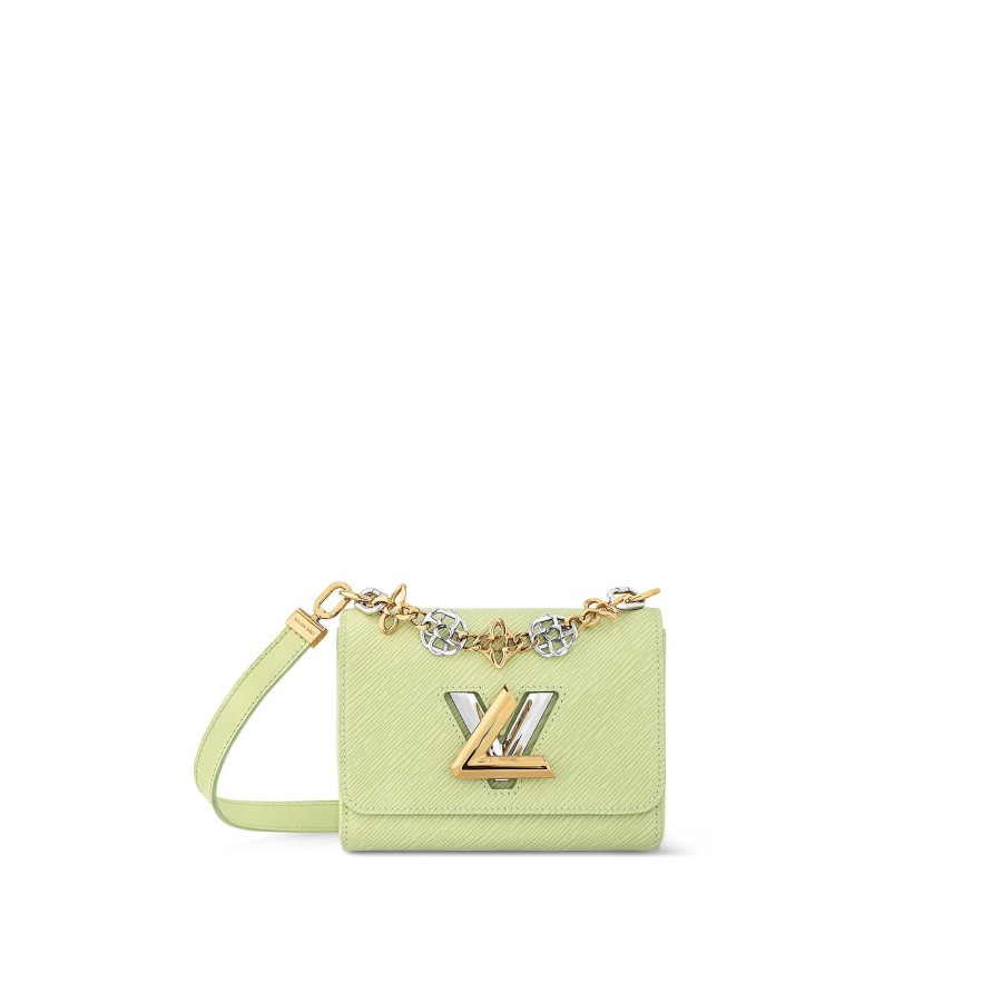 Mujer Louis Vuitton Bolsos Con Cadena Y Clutches | Bolso Twist Pm Vert Noto