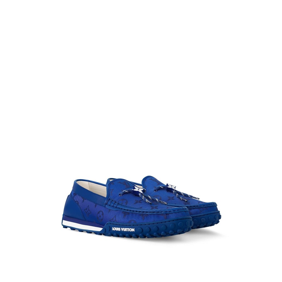 Hombre Louis Vuitton Mocasines | Mocasin Lv Racer Azul