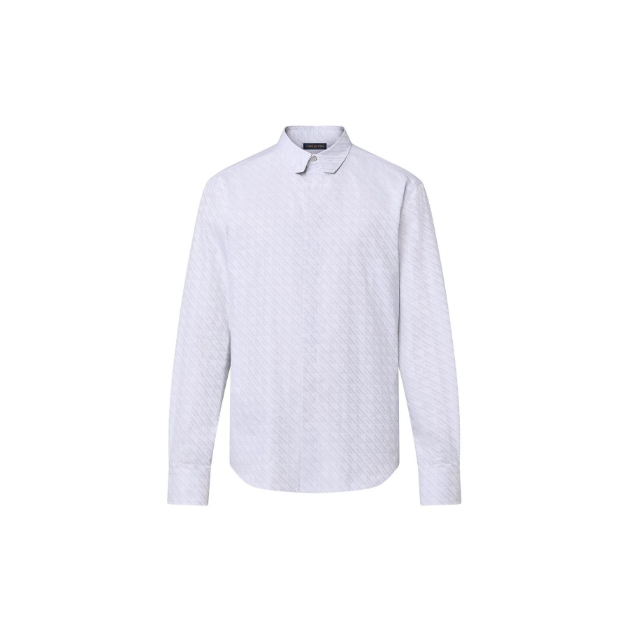 Hombre Louis Vuitton Camisas | Camisa De Corte Regular Con Cuello Distintivo