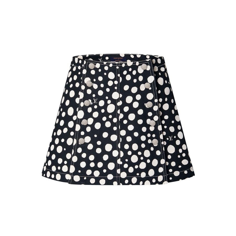 Mujer Louis Vuitton Faldas Y Pantalones Cortos | Lv X Yk Minifalda Infinity Dots