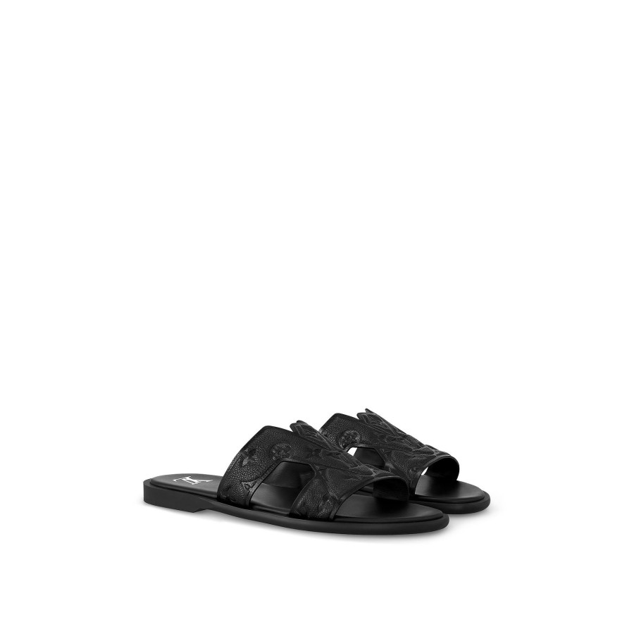 Hombre Louis Vuitton Sandalias | Mule Lv Oasis Negro