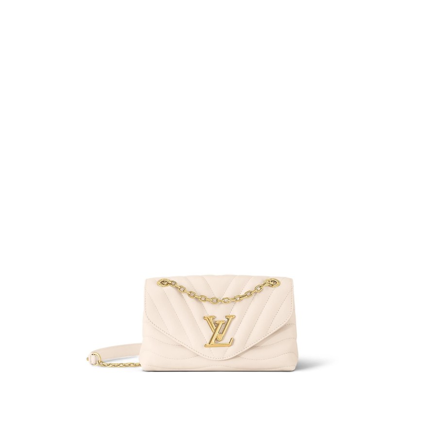 Mujer Louis Vuitton Bolsos Con Cadena Y Clutches | Bolso New Wave Mm Con Cadena Ivoire