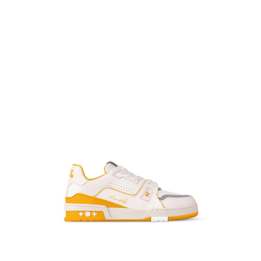 Mujer Louis Vuitton Zapatillas | Zapatilla Deportiva Lv Trainer Amarillo