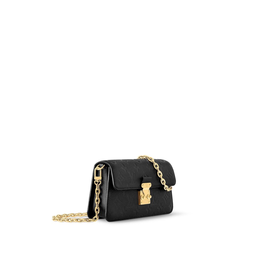 Mujer Louis Vuitton Bolsos Mini | Cartera Metis Con Cadena Negro