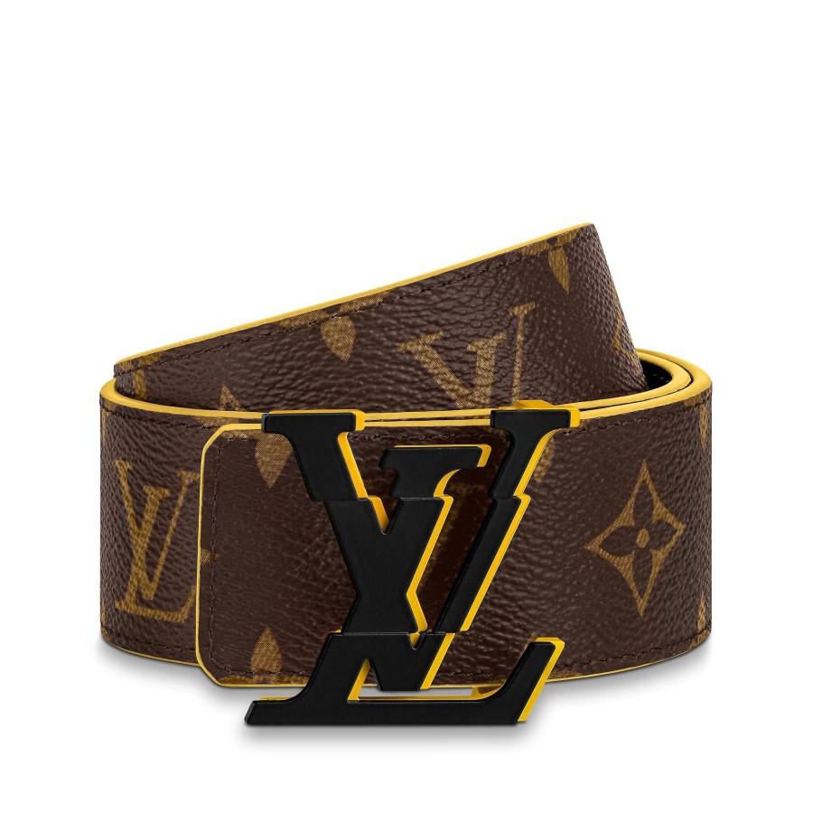 Hombre Louis Vuitton Cinturones | Cinturon Reversible Lv Broken De 4 Cm