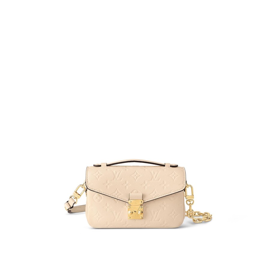 Mujer Louis Vuitton Seleccion De Bolsos En Piel | Bolso Pochette Metis East West Crema