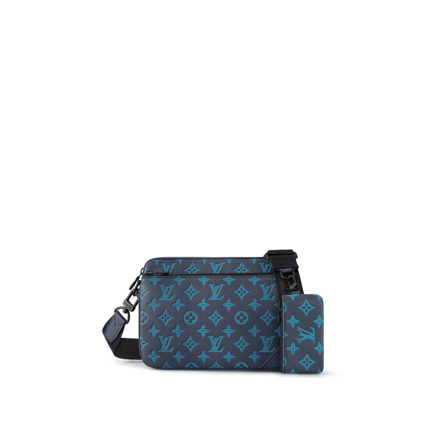 Hombre Louis Vuitton Bolsos Monogram Iconicos | Bolso Trio Messenger