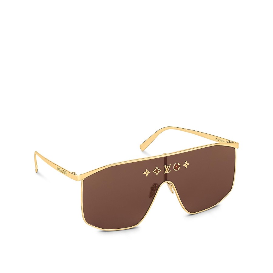 Mujer Louis Vuitton Gafas De Sol | Gafas De Sol Lv Golden Mask