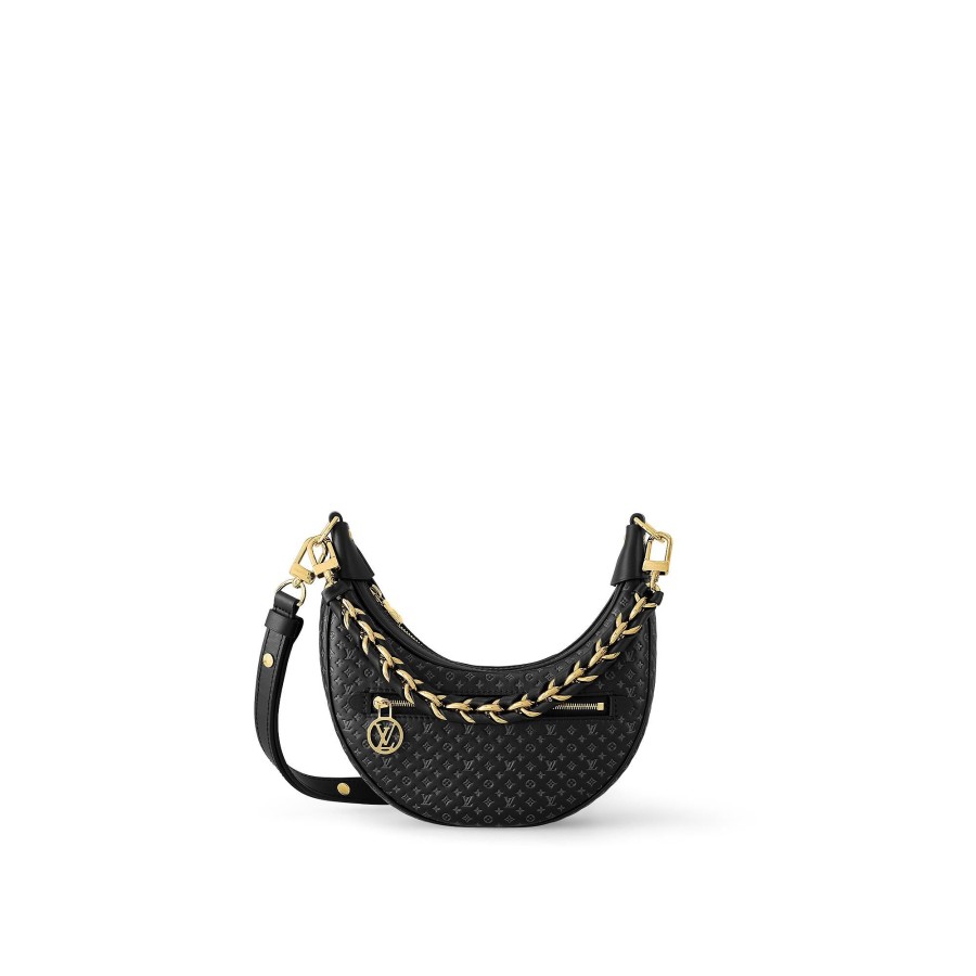 Mujer Louis Vuitton Bolsos Con Cadena Y Clutches | Bolso Loop Negro