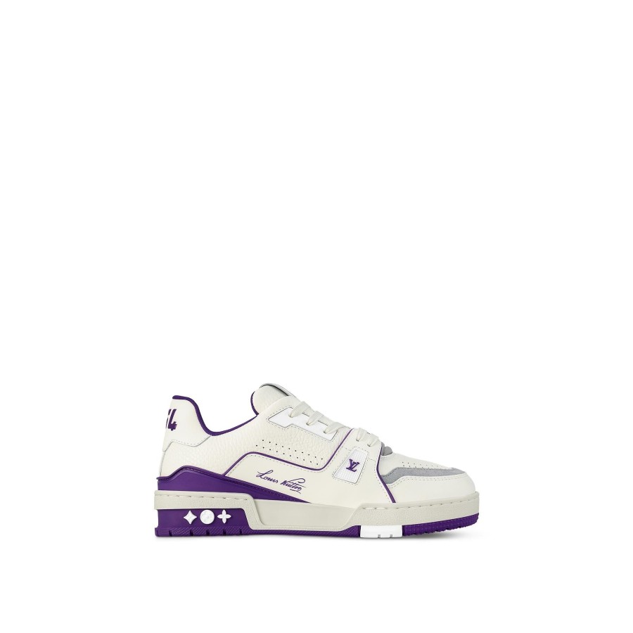 Mujer Louis Vuitton Zapatillas | Zapatilla Deportiva Lv Trainer Violeta