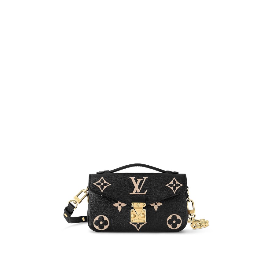 Mujer Louis Vuitton Seleccion De Bolsos En Piel | Bolso Pochette Metis East West Noir Beige