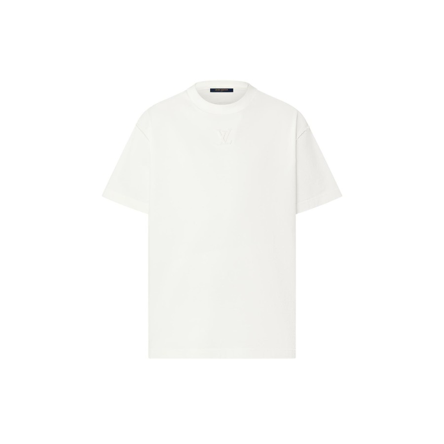 Hombre Louis Vuitton Camisetas Y Polos | Camiseta Lv Blanc Optique