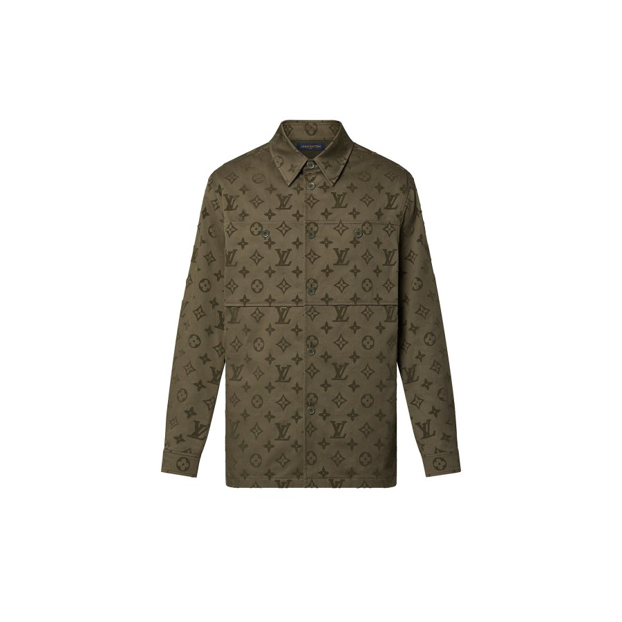 Hombre Louis Vuitton Camisas | Sobrecamisa Monogram De Algodon